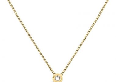 TRUSSARDI Κολιέ από ανοξείδωτο ατσάλι Gold TJAXC108 - Trussardi Jewellery - 