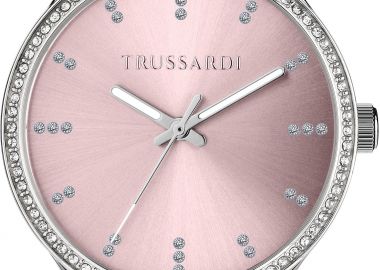 TRUSSARDI T- Essenza Crystals - R2453172505, Silver case with Stainless Steel Bracelet - Trussardi - 