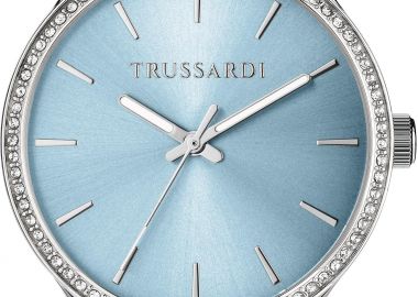 TRUSSARDI T- Essenza Crystals - R2453172506 , Silver case with Stainless Steel Bracelet - Trussardi - 