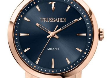 TRUSSARDI T-Couple - R2453147006, Rose Gold case with Stainless Steel Bracelet - Trussardi - 