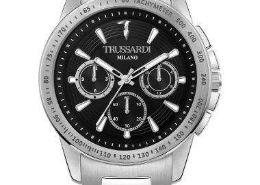 TRUSSARDI Τ-Hawk Chronograph - R2453153004, Silver case with Stainless Steel Bracelet - Trussardi - 