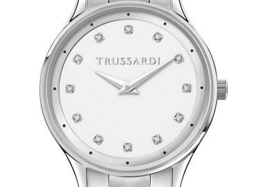 TRUSSARDI T-Star Crystals - R2453152512, Silver case with Stainless Steel Bracelet - Trussardi - 