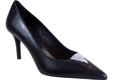 TSAKIRIS MALLAS Γυναικεία Παπούτσια 100-677 Μαύρο Δέρμα T11006774002 - Tsakiris Mallas - 