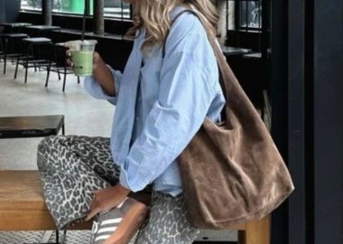 ΤΣΑΝΤΑ - FINESE SOFT SUEDE BAG - sense-shop - 