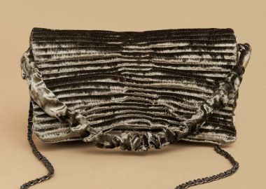 Τσάντα βελούδινη με αλυσίδα - 5206179019484 -  - 