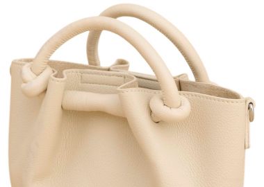 Τσάντα Χειρός Attrattivo Με Δερμάτινη Όψη 9T23448-OFF WHITE Γυναικείο - Attrattivo - 