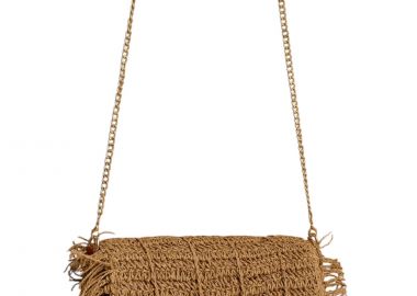 Τσάντα Χειρός Attrattivo Ψάθινη Με Κρόσσια 9T22868-NATURAL Γυναικείο - Attrattivo - 