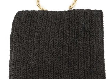 Τσάντα Χειρός Marilou Paper Raffia Bag 40×46×9cm BDS-1824-BLACK Γυναικείο - Marilou - 