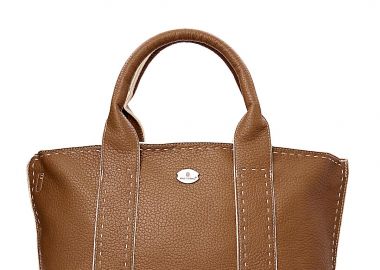 τσάντα χειρός τεχνόδερμα Stitch latte - Bag to Bag - 