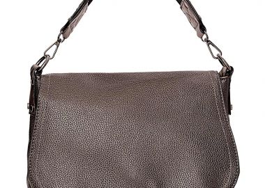 τσάντα χιαστή τεχνόδερμα Sporty γκρι - Bag to Bag - 