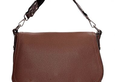 τσάντα χιαστή τεχνόδερμα Sporty καφέ - Bag to Bag - 