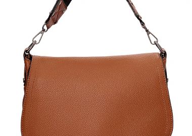 τσάντα χιαστή τεχνόδερμα Sporty κάμελ - Bag to Bag - 