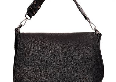 τσάντα χιαστή τεχνόδερμα Sporty μαύρο - Bag to Bag - 