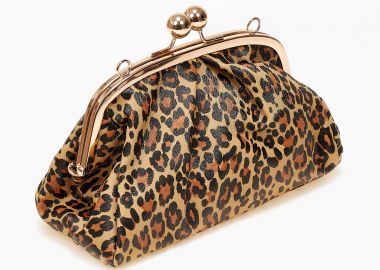 Τσάντα clutch με αλυσίδα για τον ώμο - Λεοπάρ - Issue - 