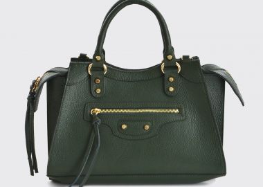 Τσάντα δερμάτινη χειρός - MAT FASHION - 