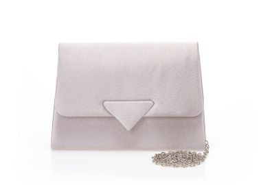 Τσάντα φάκελος σατέν μπεζ ΜΠΕΖ - Tsoukalas - 