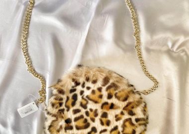 Τσάντα Messenger Λεοπάρ Στρόγγυλη - Amelie's - 