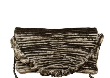 Τσάντα Ώμου Attrattivo Βελούδινη Με Αλυσίδα 9T23011-KHAKI Γυναικείο - Attrattivo - 