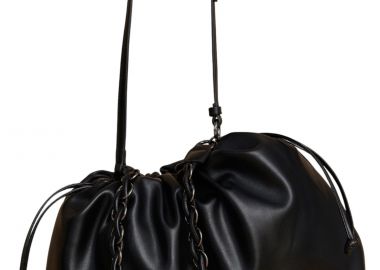 Τσάντα Ώμου Attrattivo Με Δερμάτινη Όψη 9T23447-BLACK Γυναικείο - Attrattivo - 