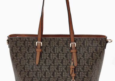 Τσάντα ώμου-χειρός με αποσπώμενα λουριά - Καφέ - Issue - 