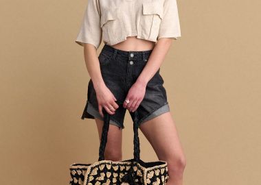 Τσάντα ώμου δίχρωμη - 5206634985033 -  - 