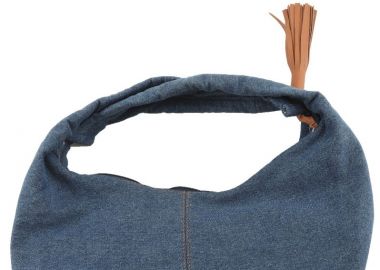 Τσάντα Ώμου Marilou Cotton Woven Bag 52×25×25cm BDS-1818-DENIM Γυναικείο - Marilou - 