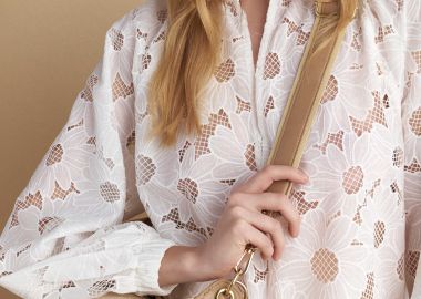 Τσάντα ώμου με δερμάτινες λεπτομέρειες - 5206634921918 -  - 