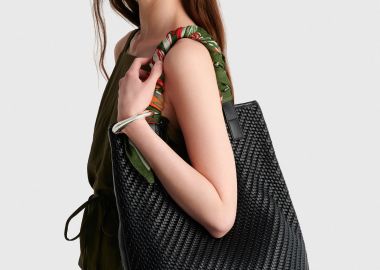 Τσάντα ώμου με πλεκτό σχέδιο - 5206179089487 -  - 