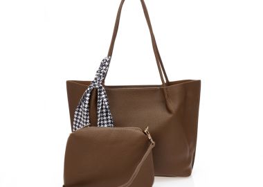 Τσάντα ώμου με τσαντάκι χειρός ΤΑΜΠΑ - Tsoukalas - 