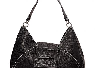 τσάντα ώμου τεχνόδερμα Carrie μαύρο - Bag to Bag - 