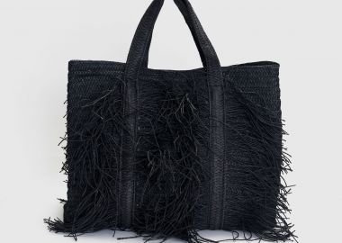 Τσάντα oversized με εφέ ψάθας - 5206634936233 -  - 