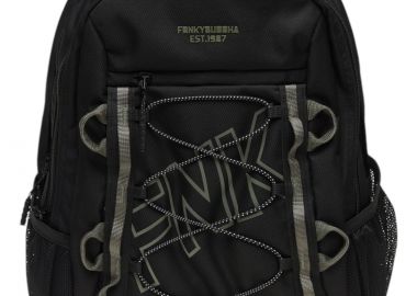 Τσάντα Πλάτης Funky Buddha Printed Logo FBM010-003-10-BLACK Ανδρικό - Funky Buddha - 