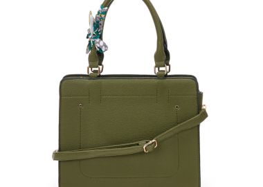 Τσάντα πράσινη με μαντήλι ΠΡΑΣΙΝΟ - Tsoukalas - 