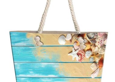 Τσάντα Θαλάσσης Beach 17 40X45 Digital Print 100% Polyester - Dimcol - 