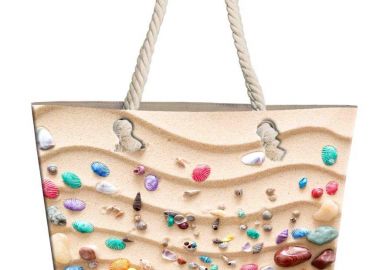 Τσάντα Θαλάσσης Pebbles 15 40X45 Digital Print 100% Polyester - Dimcol - 