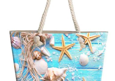 Τσάντα Θαλάσσης Starfish 16 40X45 Digital Print 100% Polyester - Dimcol - 