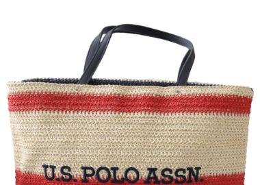 Τσάντα Θαλάσσης U.S. Polo Assn. Με Εφέ Ψάθας 39×32×16cm BEUA76121WP5M95-BLUE-RED Γυναικείο - U.S. Polo Assn. - 