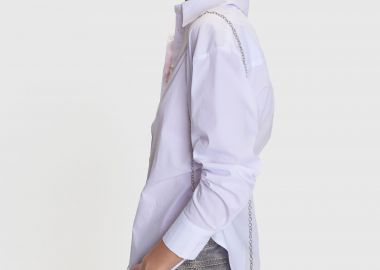 Τσαντάκι clutch με μεταλλική όψη - 5206634950284 -  - 