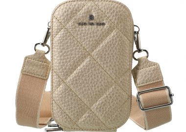 τσαντάκι καπιτονέ χιαστί Busy χρυσό - PerfectDress.gr - 