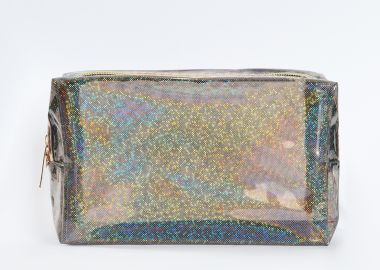 Τσαντάκι νεσεσέρ PVC με glitter - MAT FASHION - 