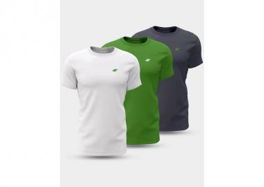 Tshirt 4F M 4FWSS24TTSHM189590S 3 pack - 4f - 