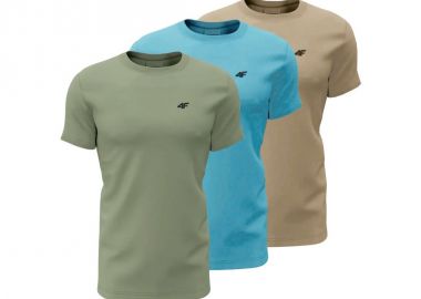 Tshirt 4F M3094 3pack M 4FWSS25TTSHM3094 90S - 4f - 