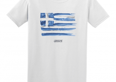 Tshirt Greek Flag - GILDAN - 