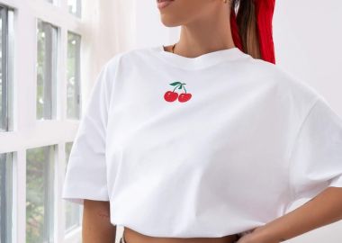 TSHIRT ΛΕΥΚΟ ME ΚΕΡΑΣΙΑ - SERENE - fashionroom - 