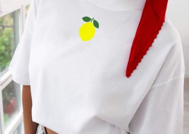 TSHIRT ΛΕΥΚΟ ME ΛΕΜΟΝΙ - LEMONITA - sense-shop - 
