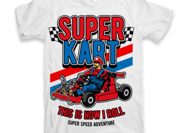 Tshirt Super Kart - GILDAN - 
