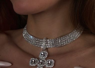 ΤΣΟΚΕΡ ΣΤΑΥΡΟΣ ΜΕ ΣΤΡΑΣ - MADONNA - fashionroom - 