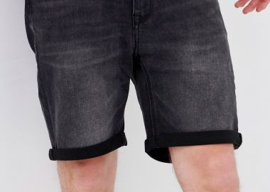 Τζιν βερμούδα με ξεθώριασμα - FUNKY BUDDHA - 