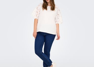 Τζιν Carhush mid waist skinny fit - ONLY CARMAKOMA - 