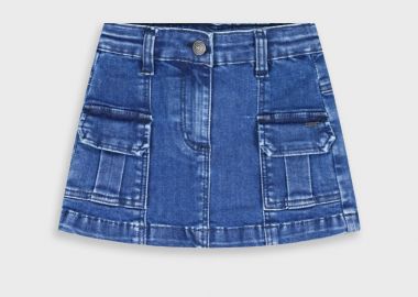 Τζην φούστα - DARK BLUE DENIM 15-125303-3 - energiers - 